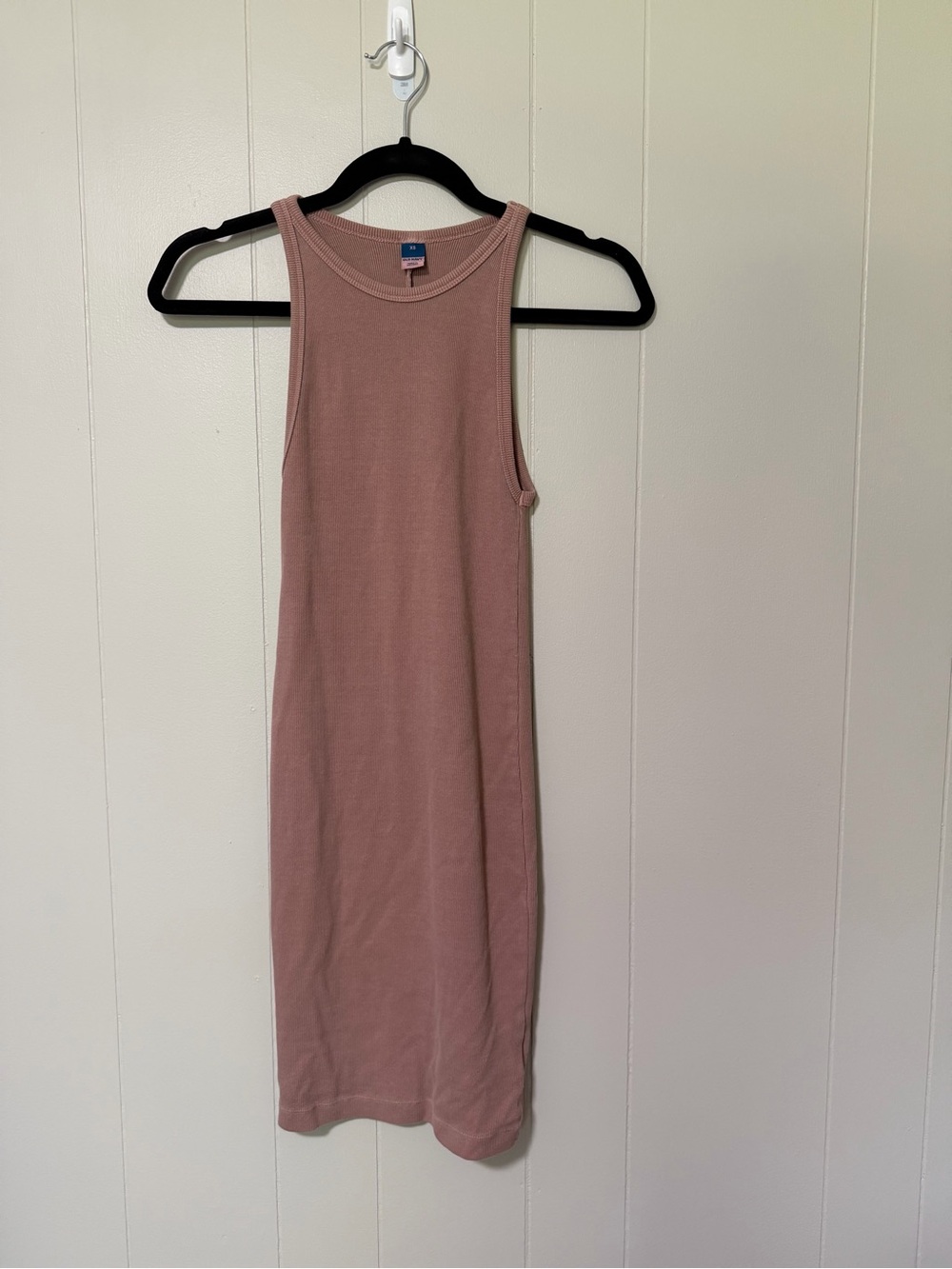 Old Navy Ribbed Tank Midi Dress - Dusty Mauve